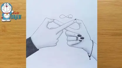 آموزش گام به گام طراحی با مداد برای مبتدیان " نماد عشق  "