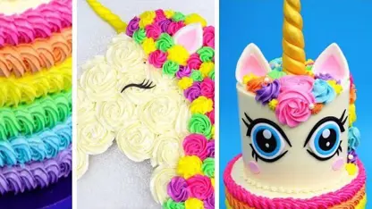 ایده های تزیین کیک با تم اسب تکشاخ در چند دقیقه