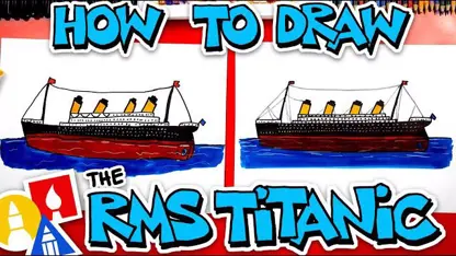 آموزش نقاشی کودکان - کشتی تایتانیک در یک نگاه