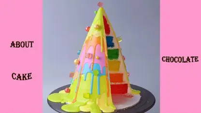 طرز تهیه کیک خامه ای هرم شکل در یک نگاه