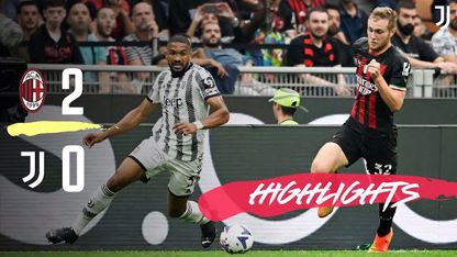 خلاصه بازی میلان 2 - 0 یوونتوس در لیگ سری آ ایتالیا 2022/23