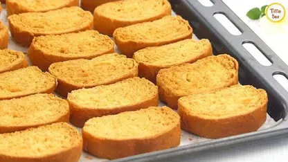 طرز تهیه نان سوخاری خانگی یک میان وعده برای بچه ها
