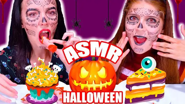 لیلی بو هالووین asmr برای سرگرمی