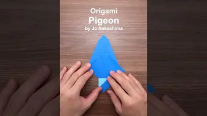 آموزش اوریگامی - اوریگامی کبوتر برای سرگرمی