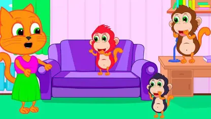 کارتون خانواده گربه این داستان - لباس میمون