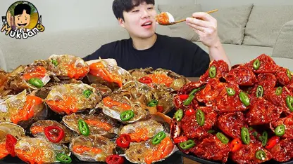 گونگ سام خرچنگ خام خانگی مزه دار