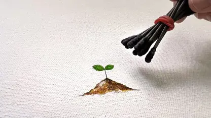 آموزش نقاشی برای مبتدیان - درخت در حال رشد