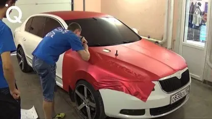 تکنیک های نقاشی بی نقص در خودرو ، در یک ویدیو
