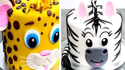 ایده های تزیین کیک تولد با تم حیوانات در خانه