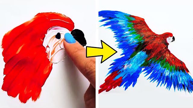 31 ایده نقاشی با استفاده از انگشت دست