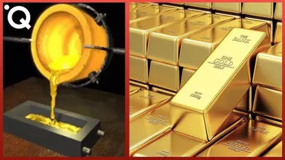 فناوری جالب و دیدنی ساخت شمش طلای خالص