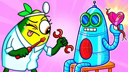 کارتون خانواده آووکادو این داستان - سبزیجات در مقابل ربات!