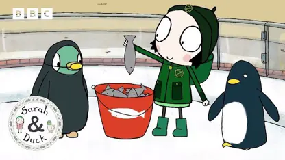 کارتون سارا و اردک این داستان - سارا، اردک و پنگوئن ها