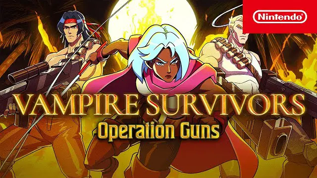 بازی vampire survivors operation guns در یک نگاه