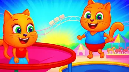 گربه این داستان پارک ترامپولین