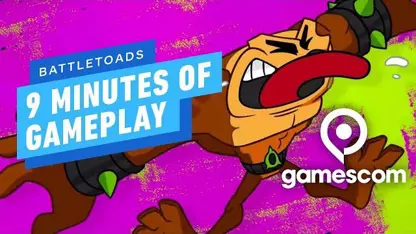 9 دقیقه اول از بازی battletoads در گیمزکام 2019