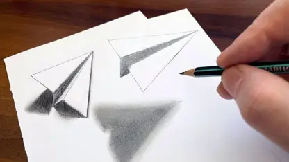 آموزش گام به گام طراحی سه بعدی - هواپیمای کاغذی