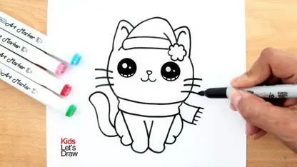 آموزش نقاشی به کودکان - بچه گربه چشم کوچک در یک نگاه