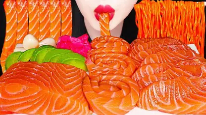 فود اسمر جینی - سالمون ساشیمی برای سرگرمی
