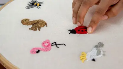 آموزش گلدوزی - طراحی زیبا از حیوانات در 5 دقیقه