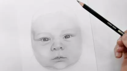 آموزش طراحی چهره برای مبتدیان - نحوه کشیدن صورت بچه