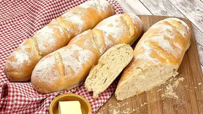 طرز تهیه نان باگت خانگی با روشی آسان