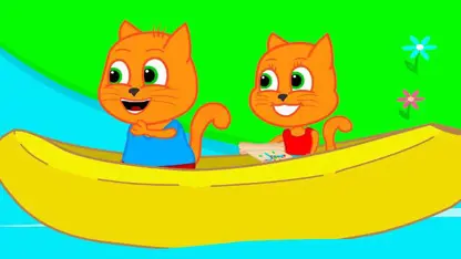 کارتون خانواده گربه با داستان - قایق موزی دزدان دریایی