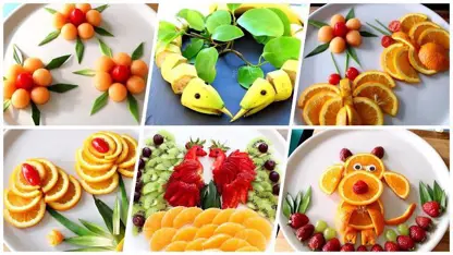 ایده فوق العاده تزئین میوه ها که باید بدانید