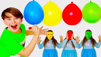 برنامه کودک آدریانا با داستان - ماسک ها و بادکنک های رنگی