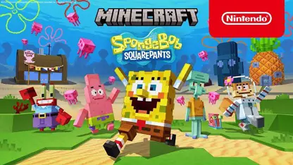 تریلر رسمی بازی minecraft x spongebob dlc در نینتندو سوئیچ