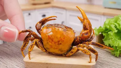 آشپزی مینیاتوری - پخت خرچنگ مینیاتوری در یک نگاه