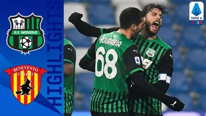 خلاصه بازی ساسولو 1-0 بنونتو در لیگ سری آ ایتالیا 2020/21