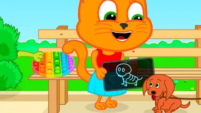 کارتون خانواده گربه - به دنبال دزد اسباب بازی