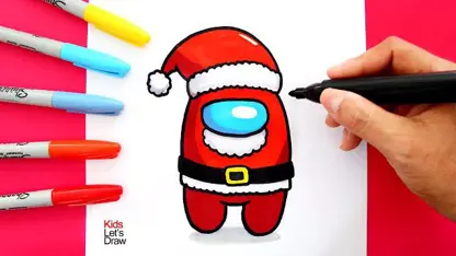 نقاشی کودکان - کریسمس فضایی با رنگ آمیزی