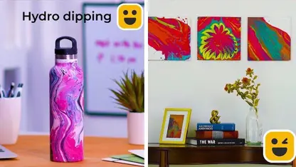 اسان نقاشی در خانه برای سرگرمی در یک ویدیو