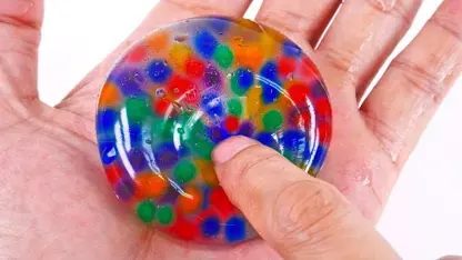 اسلایم ساخت توپ های رنگی در چند دقیقه