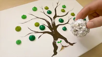 آموزش نقاشی برای مبتدیان - درخت در حال رشد
