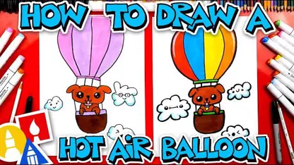 آموزش نقاشی به کودکان - بالون خرسی در چند دقیقه
