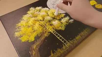 آموزش گام به گام نقاشی با تکنیک های آسان - زیر نور مهتاب