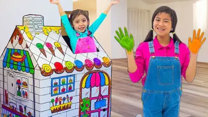 سرگرمی های کودکانه این داستان - خانه های نمایش رنگی بازی