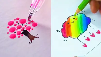 ترفندهای ساده نقاشی و کاربردی در یک ویدیو