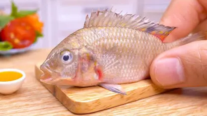 ترفند آشپزی مینیاتوری - طرز تهیه توپ ماهی