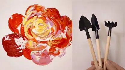 آموزش نقاشی با تکنیک آسان برای مبتدیان - نحوه کشیدن گل رز