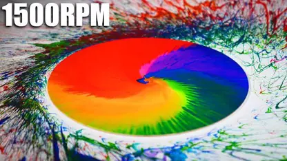کلیپ اسلوموشن - چرخش رنگها 1500 دور در دقیقه