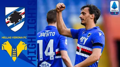 خلاصه بازی سمپدوریا 3-1 هلاس ورونا در لیگ سری آ ایتالیا 2020/21