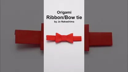 آموزش اوریگامی ساخت - پاپیون قرمز در یک نگاه