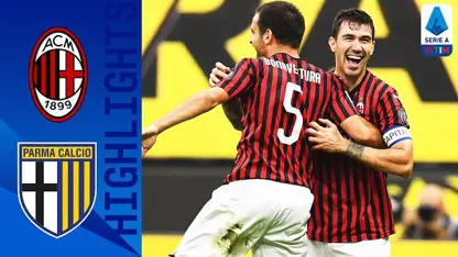 خلاصه بازی میلان 3-1 پارما در لیگ سری آ ایتالیا