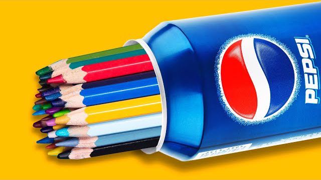 ایده‌های جالب با استفاده از مداد شمعی و مداد رنگی