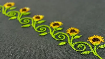 آموزش گلدوزی با دست - الگوی حاشیه برای لباس در یک نگاه