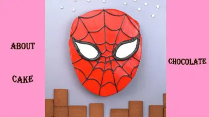 کیک مرد عنکبوتی در یک ویدیو